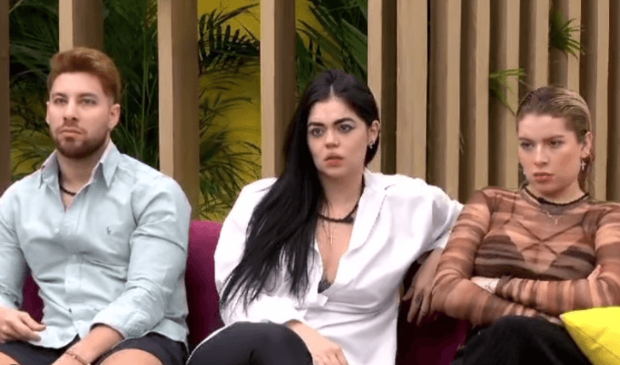 Miguel Melfi, La Segura y Ornella Sierra en 'La casa de los famosos Colombia'