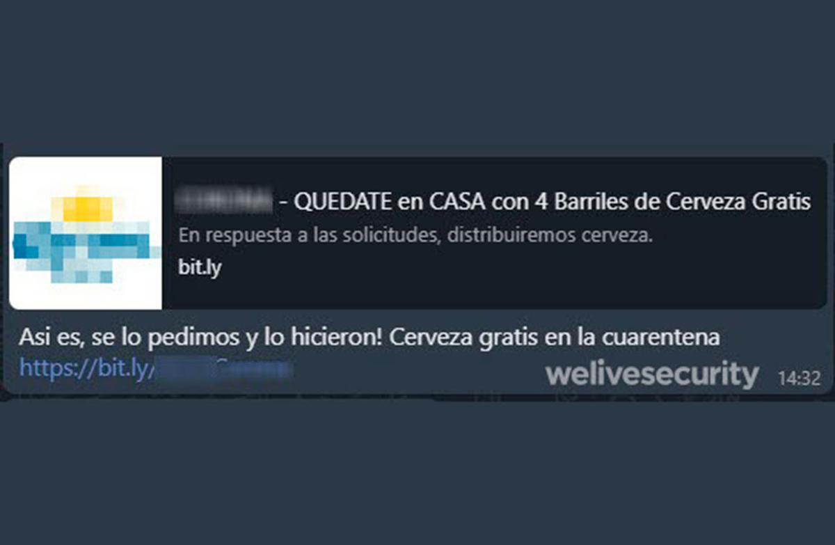 estafa en WhatsApp