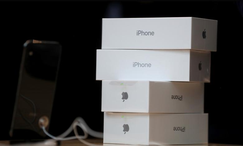 Las cajas con los nuevos iPhone de Apple