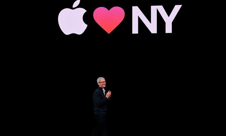 Tim Cook en el evento de Apple