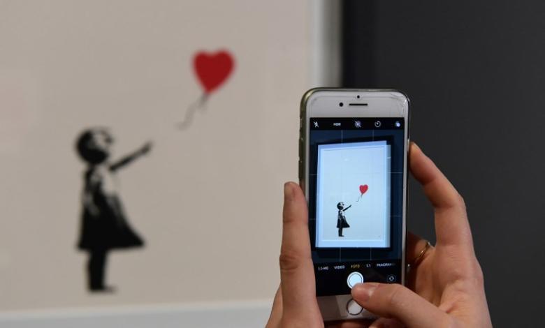 Girl with Red Balloon, obra de Banksy