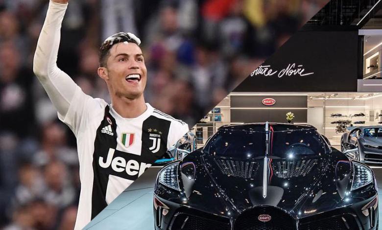 Cristiano Ronaldo y su nuevo Bugatti