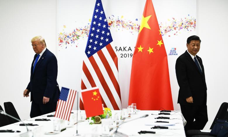 El presidente de Estados Unidos, Donald Trump, junto a su homólogo chino, Xi Jinping, en Osaka (Japón)