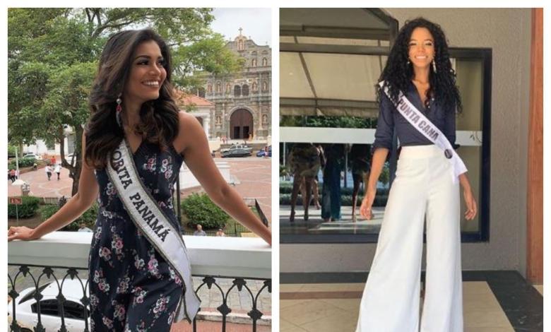 Miss Panamá y Miss República Dominicana
