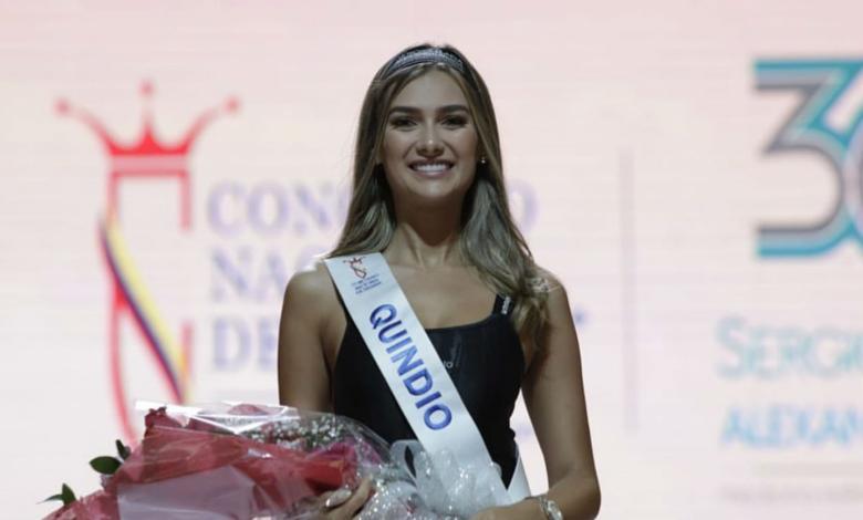 María Fernanda Aristizabal, señorita Quindío 2019, ganó cuerpo sano