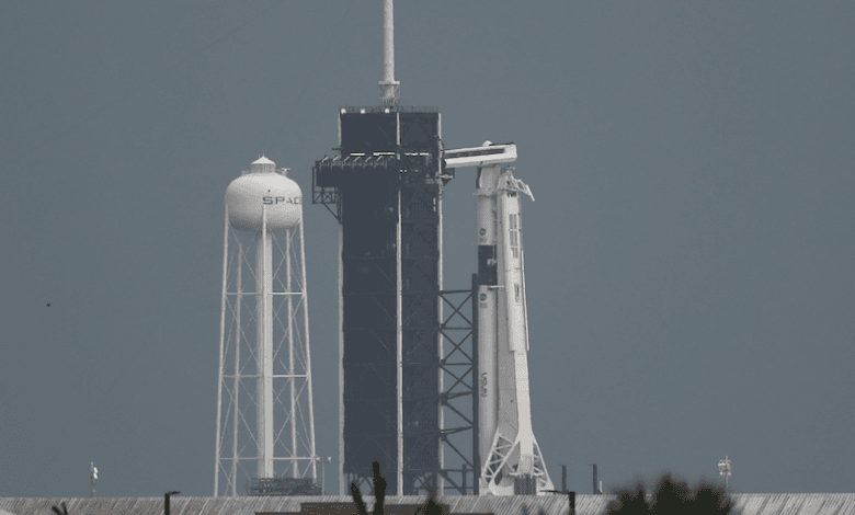 Cohete de SpaceX en la NASA