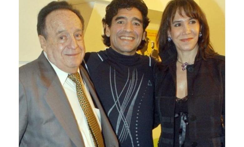 Roberto Gómez Bolaños y Diego Maradona