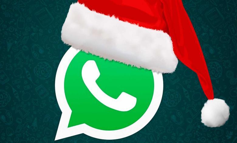 Logo de WhatsApp Navidad