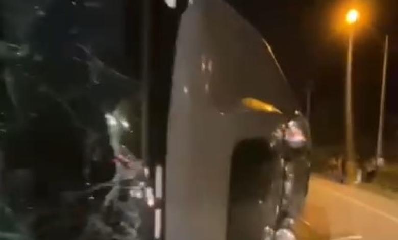 Accidente bus de Jessi Uribe