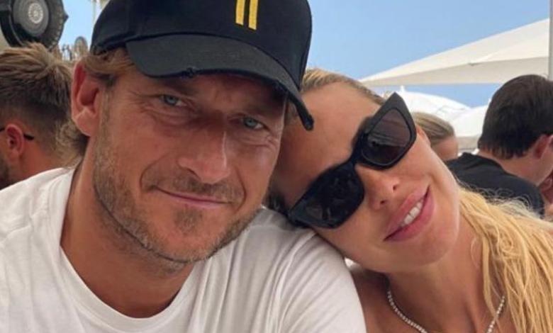 Francesco Totti  y su esposa