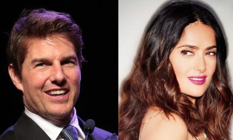 Tom Cruise y Salma Hayek