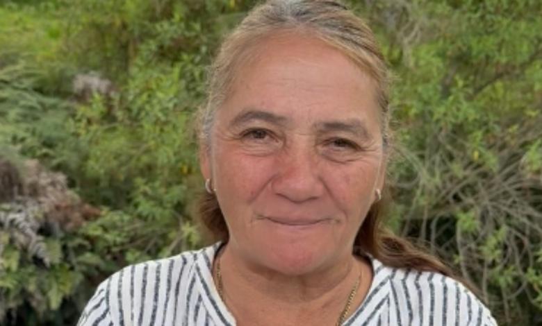 María Belén, mamá de 'Los Escachaitos' posando muy feliz en el campo