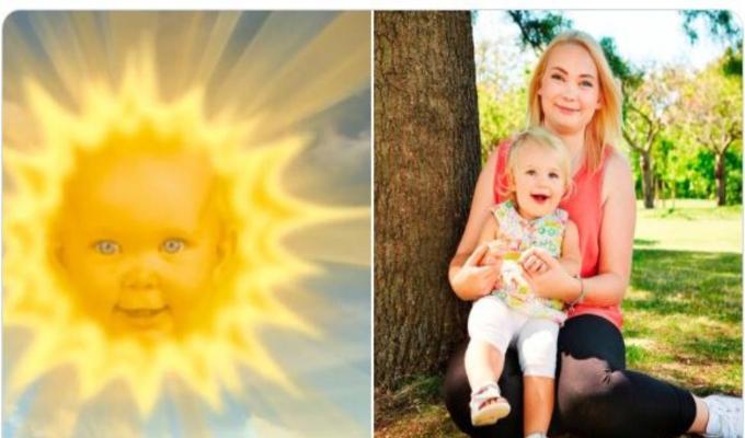 La "Bebé Sol" de "Teletubbies" anuncia que está esperando su propio "Bebé Sol"