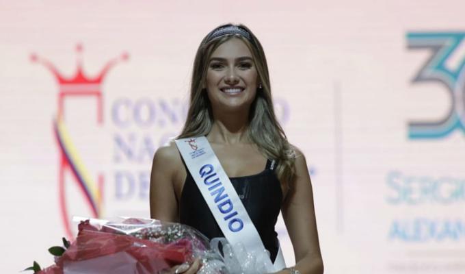 María Fernanda Aristizabal, señorita Quindío 2019, ganó cuerpo sano