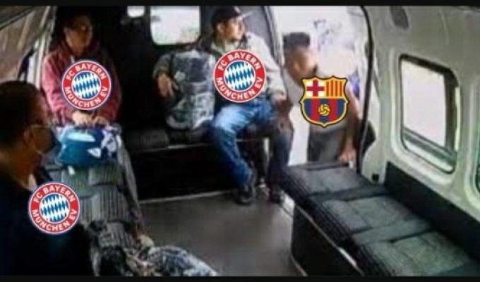 Memes que dejó el Barcelona (2) Bayern (8)