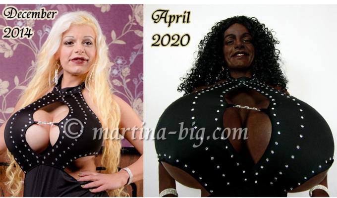 Martina Big, mujer que dice sentirse negra y cambió color de piel