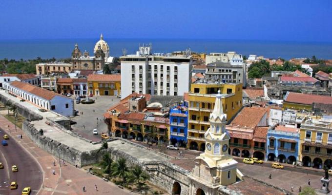 Panóramica de Cartagena, Centro Histórico