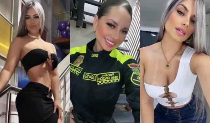 [Solo Mega] Policía más sexy de Colombia estrenó uniforme azul y el resultado es súper wow