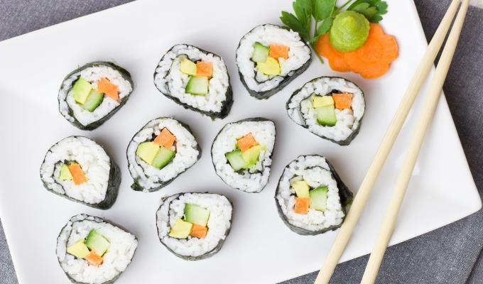 Sushi con huesitos en El Cartel