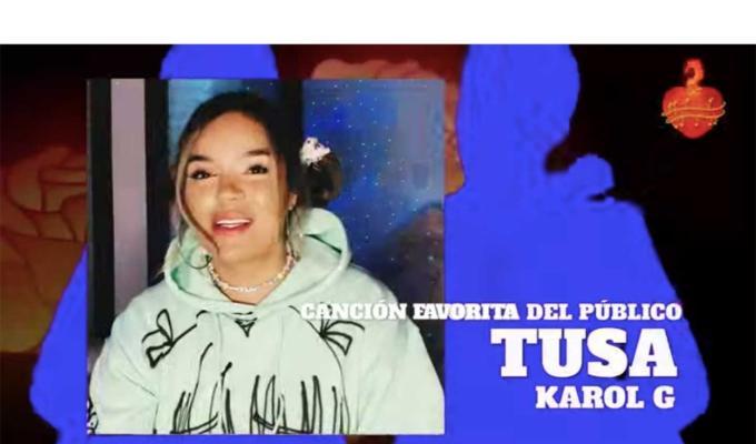 'Tusa' gana como 'Como canción favorita del público' en Premios Nuestra Tierra