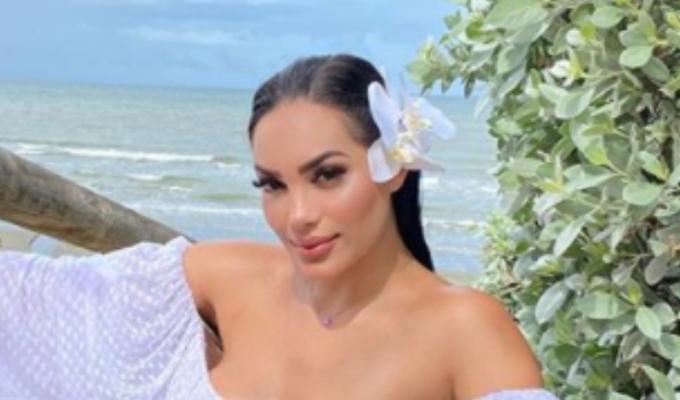 Miss Universe Colombia 2023: Andrea Valdiri vestido sensual 