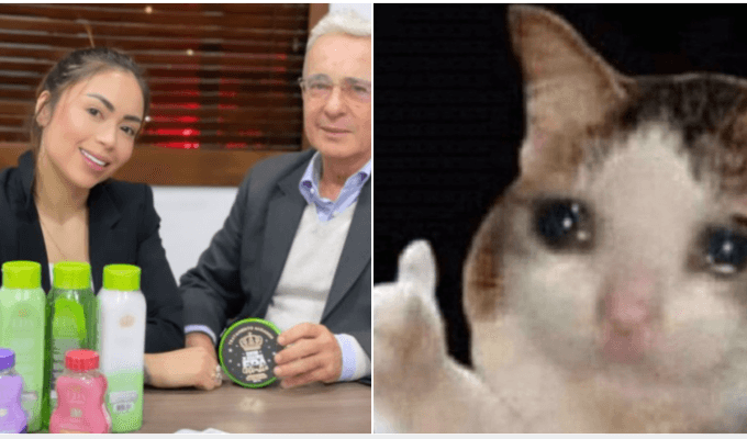 Memes Epa Colombia y Álvaro Uribe 