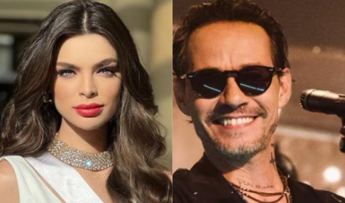 Marc Anthony y Miss Paraguay 