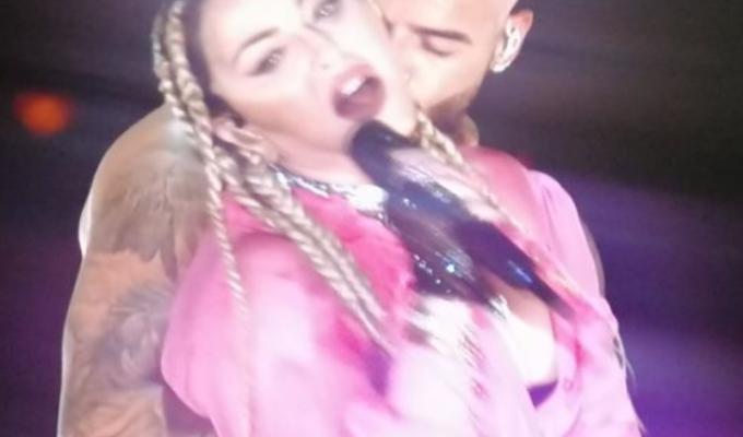 Maluma y Madonna en concierto en Medellín