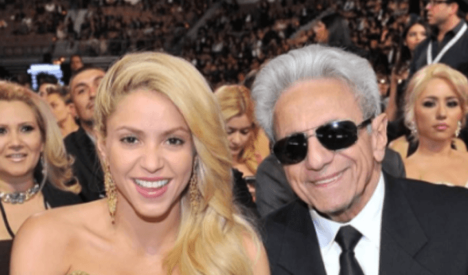 Shakira y su papá