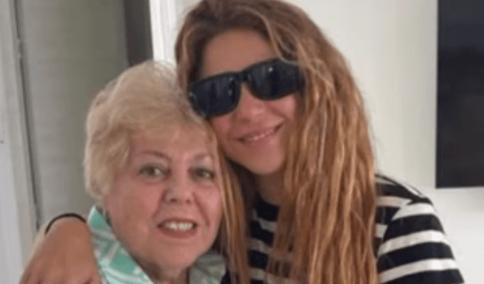 Shakira y su mamá