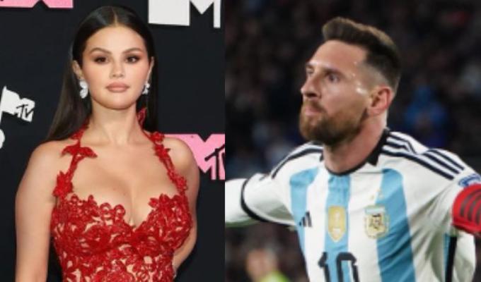 Selena Gómez y Messi