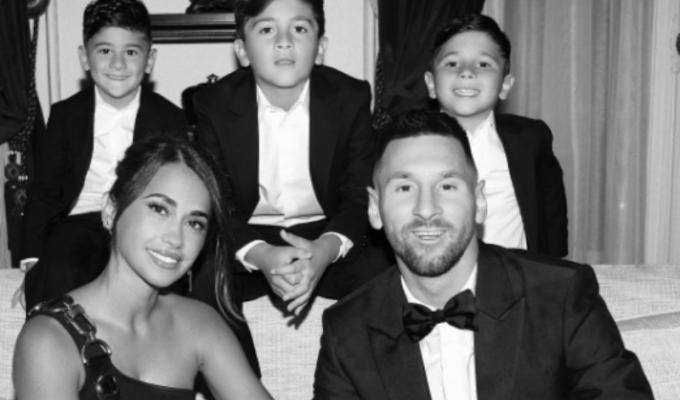 Messi y su familia