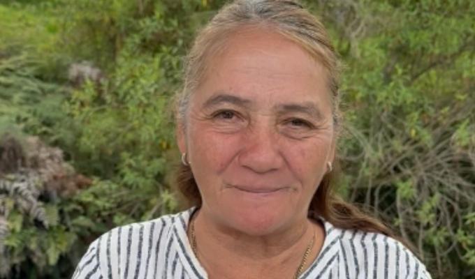 María Belén, mamá de 'Los Escachaitos' posando muy feliz en el campo