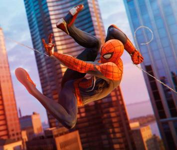 Spiderman en su videojuego para playstation 4