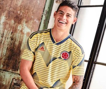 James Rodríguez con la camiseta de la Selección Colombia