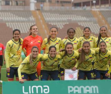 Selección Colombia femenina en los Panamericanos.