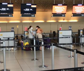 Controles por coronavirus en el aeropuerto El Dorado 