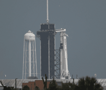 Cohete de SpaceX en la NASA