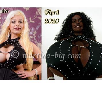 Martina Big, mujer que dice sentirse negra y cambió color de piel