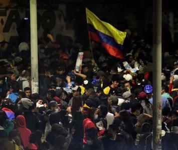 Paro nacional Colombia 15 de mayo / Manifestación en Los Héroes