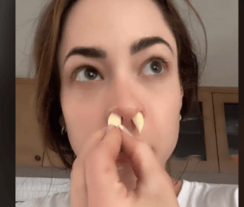 Ajos en la nariz- el reto viral de TikTok 