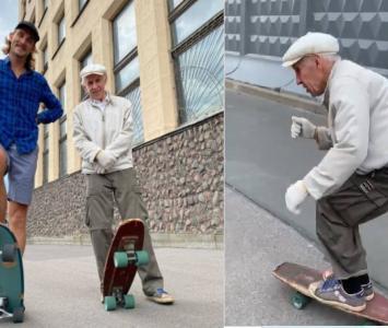 Hombre de 73 años en Skate