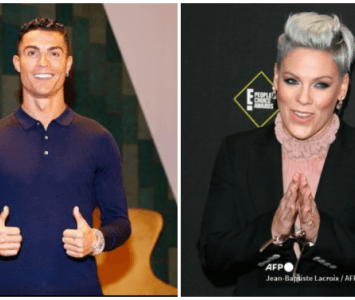 Cristiano Ronaldo y Pink