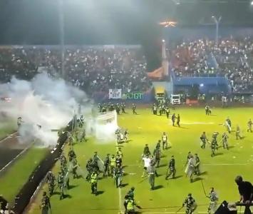 Tragedia de fútbol en indonesia
