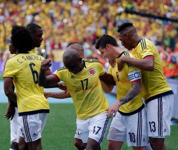 Jugadores de la Selección Colombia 
