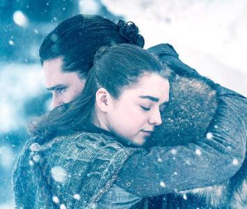 El encuentro de Arya Stark y Jhon Snow