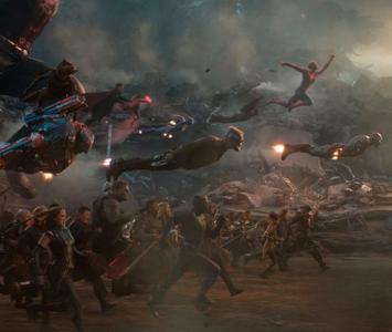 Escena de la película Avengers End Game 