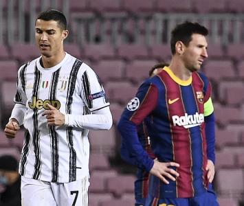 Cristiano Ronaldo y Messi cuadrada 