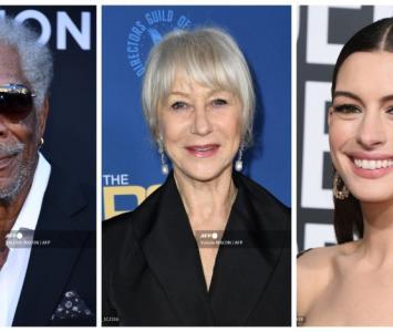 Morgan Freeman, Helen Mirren y Anne Hathaway