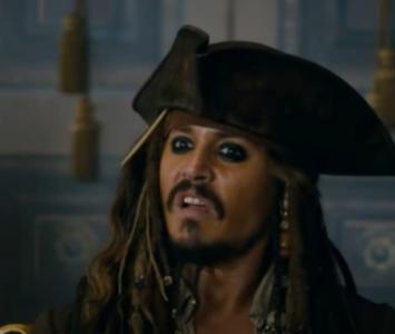Johnny Deep como Jack Sparrow